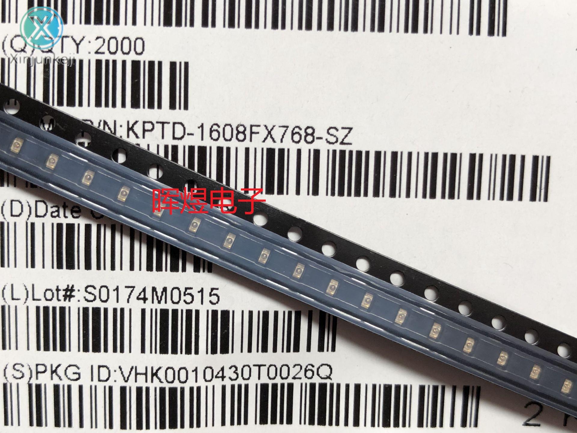 10pcs  ο KPTD-1608FX768 SMD LED